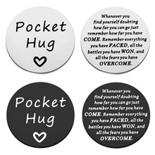跨境热销Pocket Hug口袋令牌 sobriety 决策命运币黑色决策币礼品