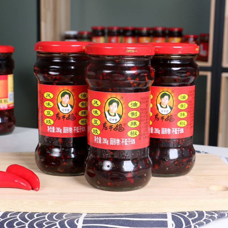 陶华碧老干妈风味豆豉280克 经典老干妈拌饭拌面调味品辣椒酱