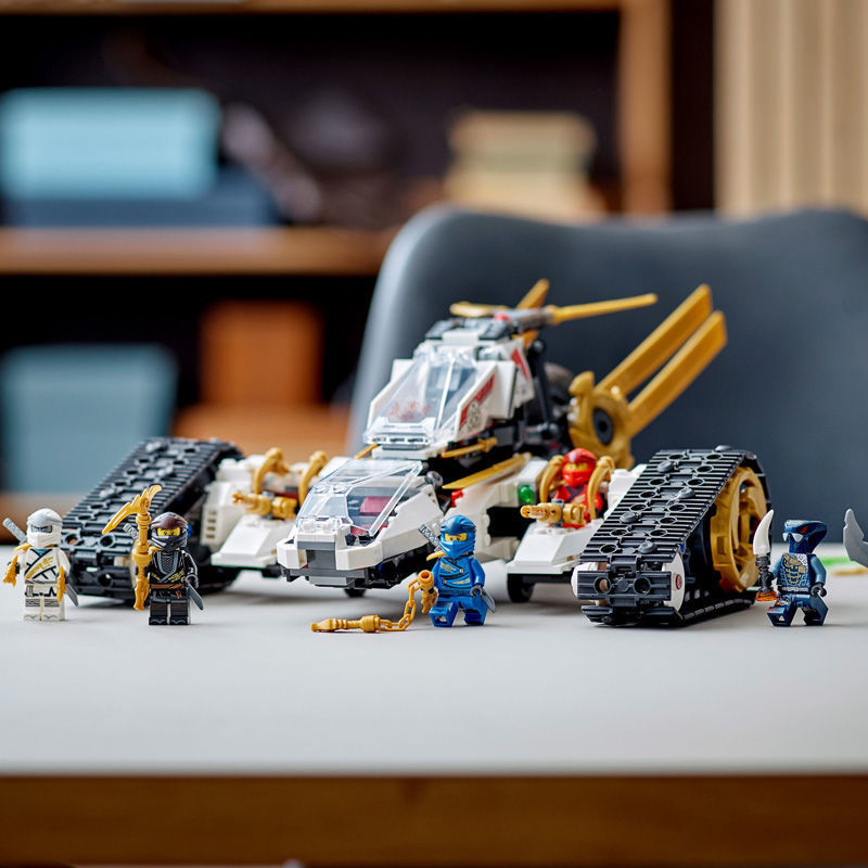 兼容乐高幻影忍者超音速追击战车71739男孩拼装中国积木儿童人仔-阿里