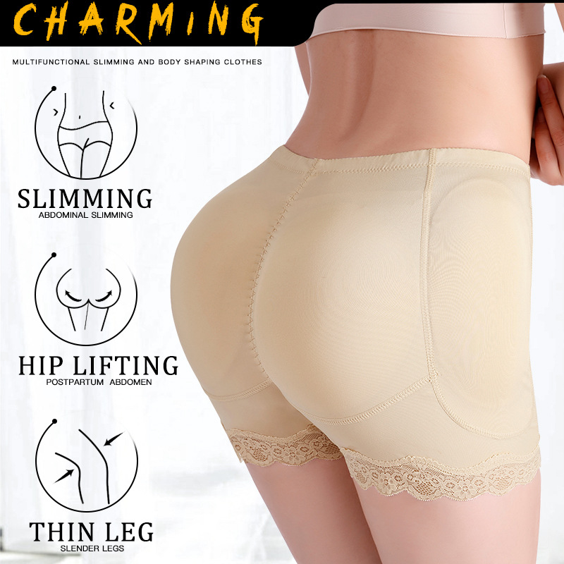 Abdominal Pants Women's Hip-Lifting Fengqi Base Fake Butt Butt-Lift Underwear Lace Sideband Hip Cushion Waist Corset Belly Shaping Underwear