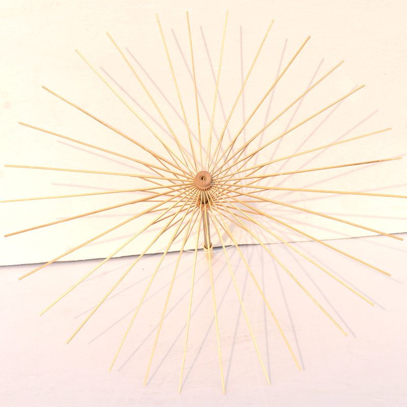 油纸伞伞架伞骨工艺品装饰舞蹈道具手工竹条伞diy材料风筝灯笼骨