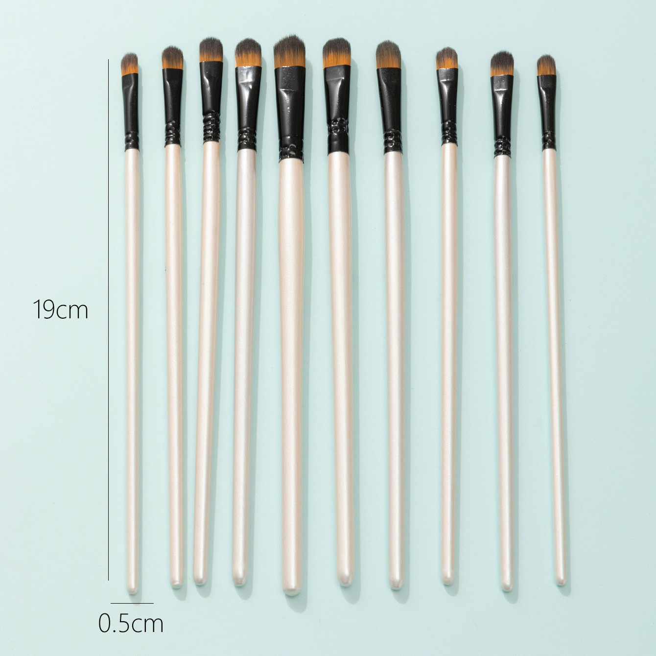 Watercolor Brush Wholesale Conventional Yellow 10 Sets Brush Acrylic Brush Watercolor Pen Soft Head Gouache Painting Pen