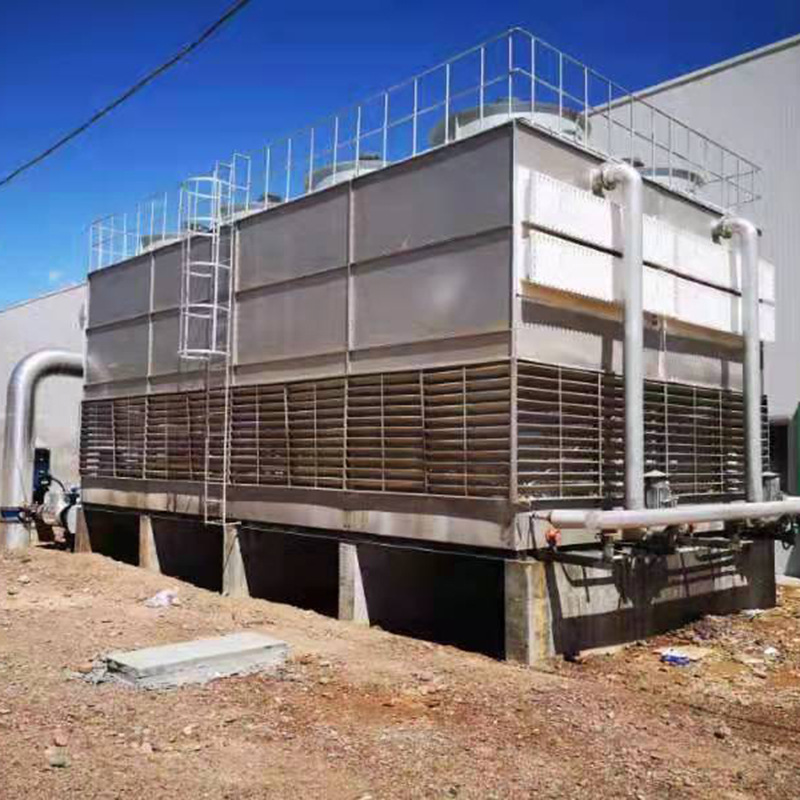 厂家闭式塔蒸发式空冷器密玻璃钢冷却塔逆流圆形冷却 闭式冷却塔