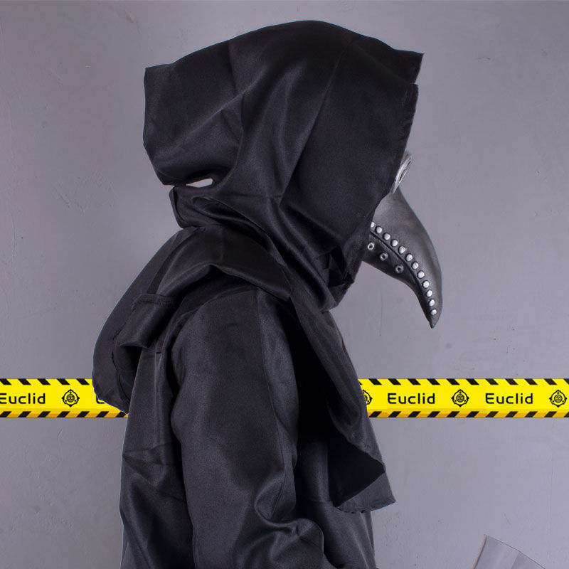 scp基金会scp049瘟疫医生乌鸦鸟嘴头套 鸟嘴面具恐怖万圣节cos