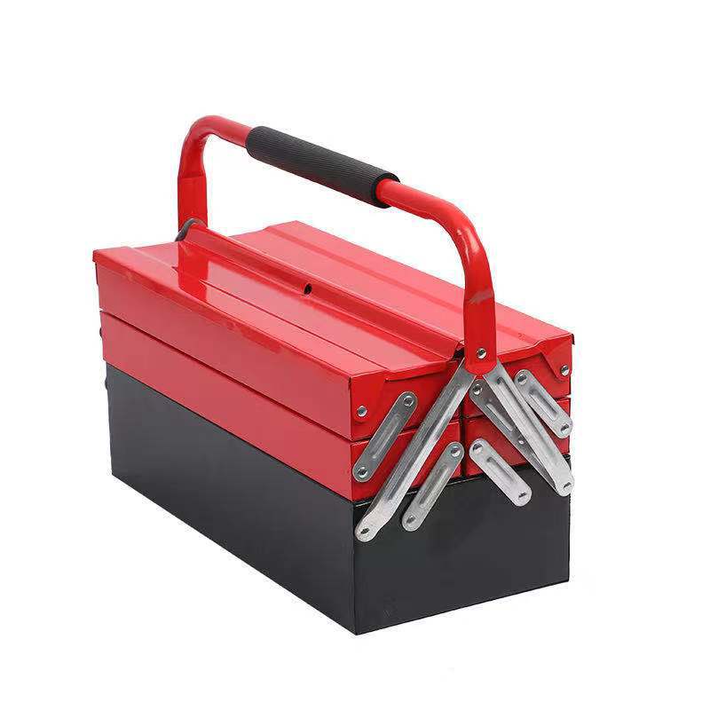 Iron Hardware Storage Folding Toolbox Exquisite Craft Storage Toolbox Household Workshop Repair Universal