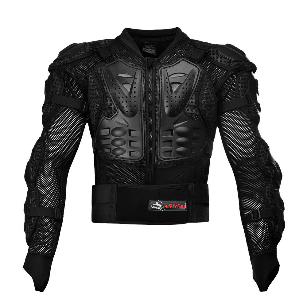 急购2022夏al025新款pu皮越野摩托车户外赛车服防摔衣骑士机车服男女