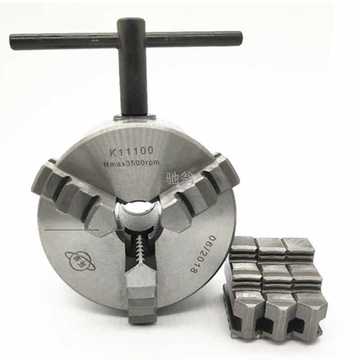 u!环球众环自定心三爪卡盘车床夹头k11-80 100 130 160 200 250 3