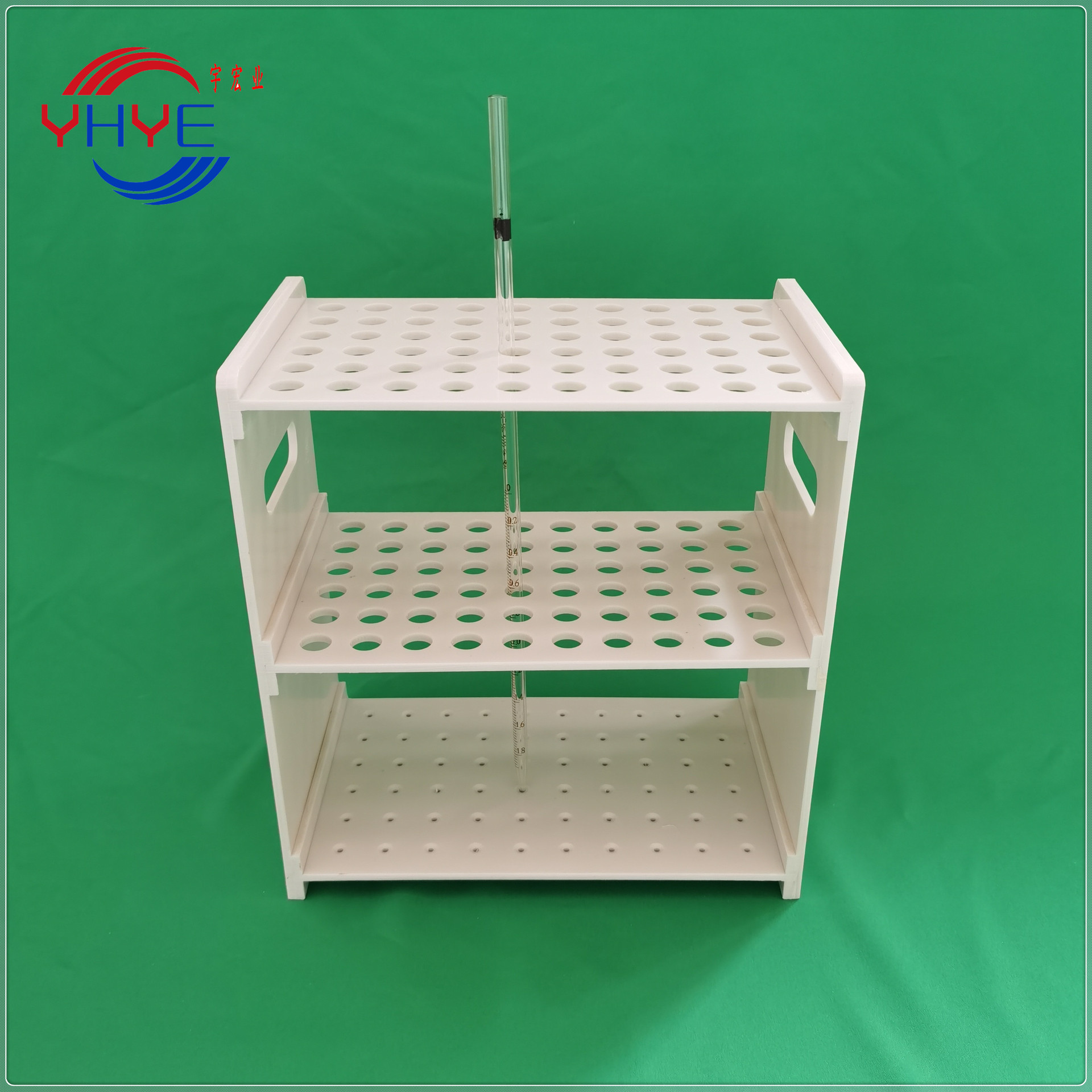 吸管控水架 移液管架 刻度吸管架 胖肚吸管架放置架 60孔 开票