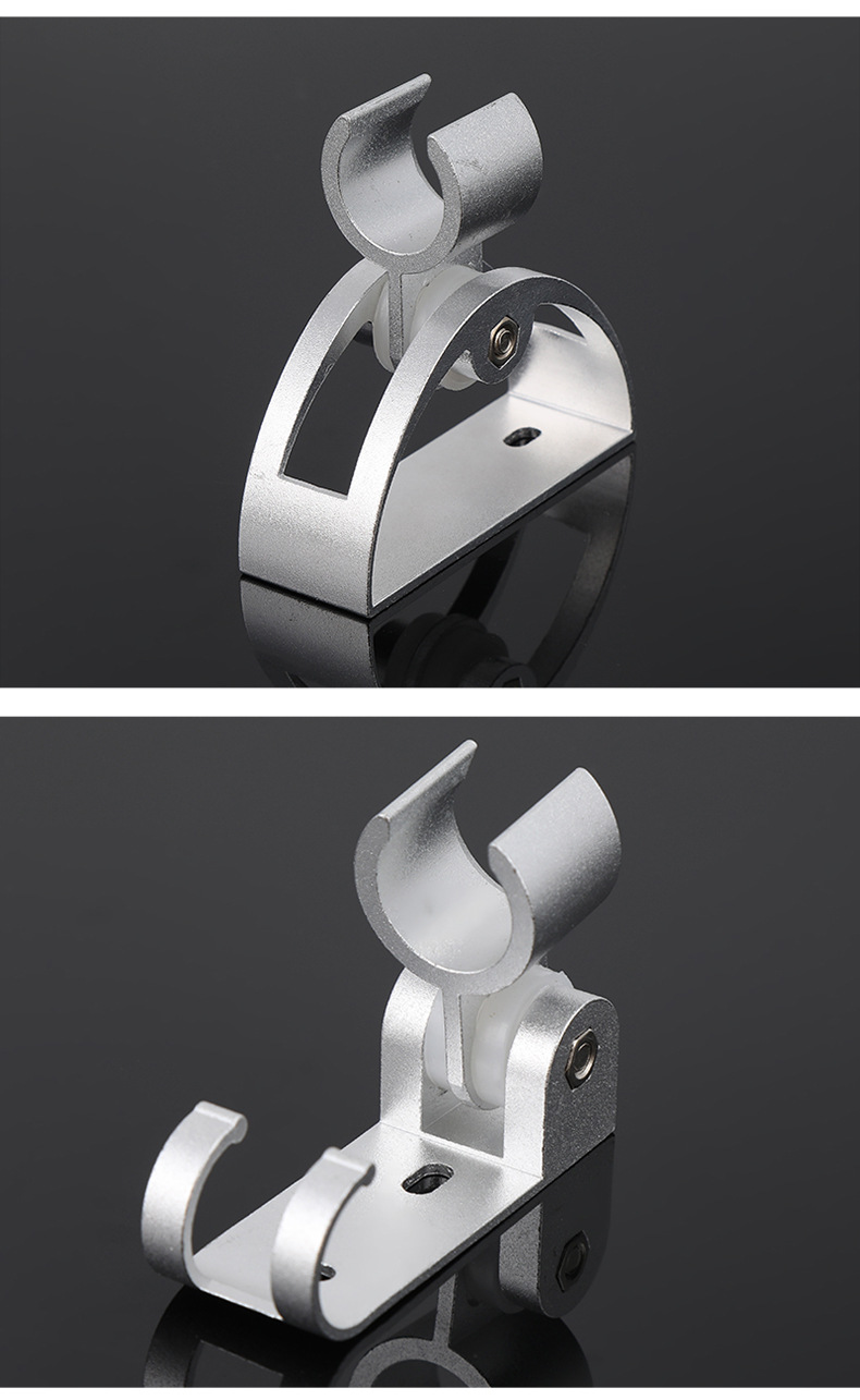 太空铝手持花洒底座可调节花洒固定座淋浴喷头配件软管支架批发