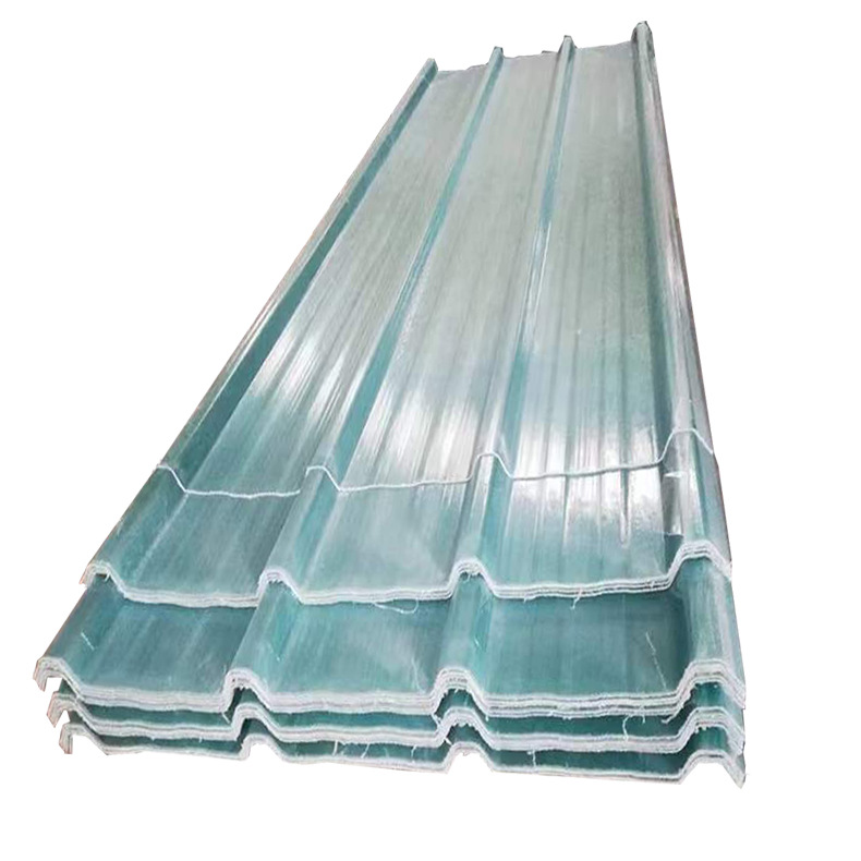 阳光房玻璃钢采光瓦温室大棚frp透明采光板树脂采光瓦山东厂家