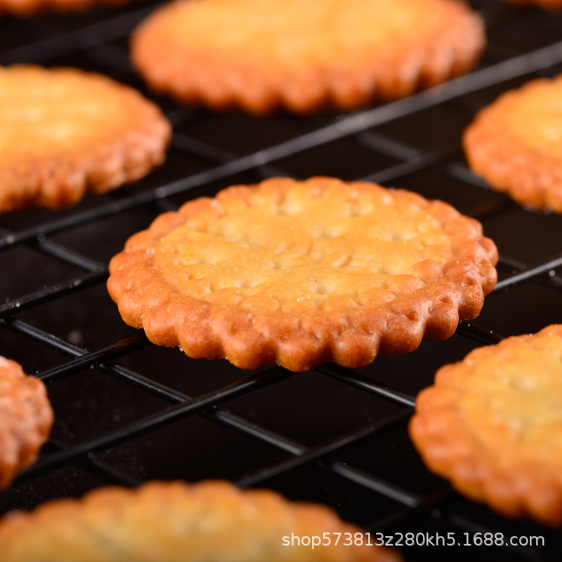 鸿祺日式小圆饼500g整箱奶盐味饼干网红零食大礼包小吃早餐代餐