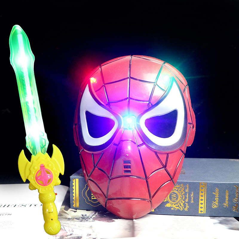 Light-Emitting Ultraman Mask Children Boy Light-Emitting Sword DiGa Celo Mask Light-Emitting Sword Night Market Stall