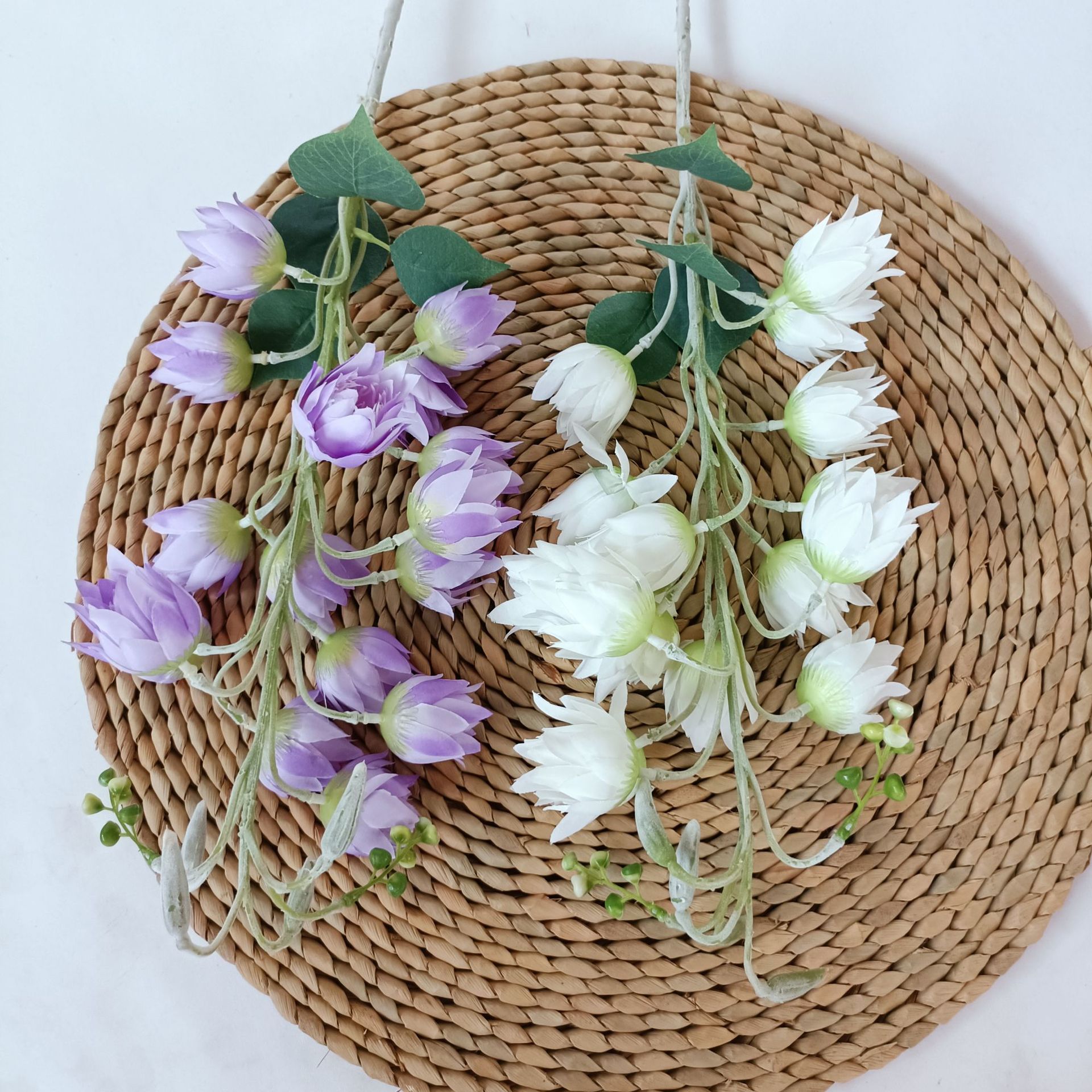 仿真花风铃花凤尾兰 婚礼布置装饰客厅摆件插花婚庆路引绢花假花