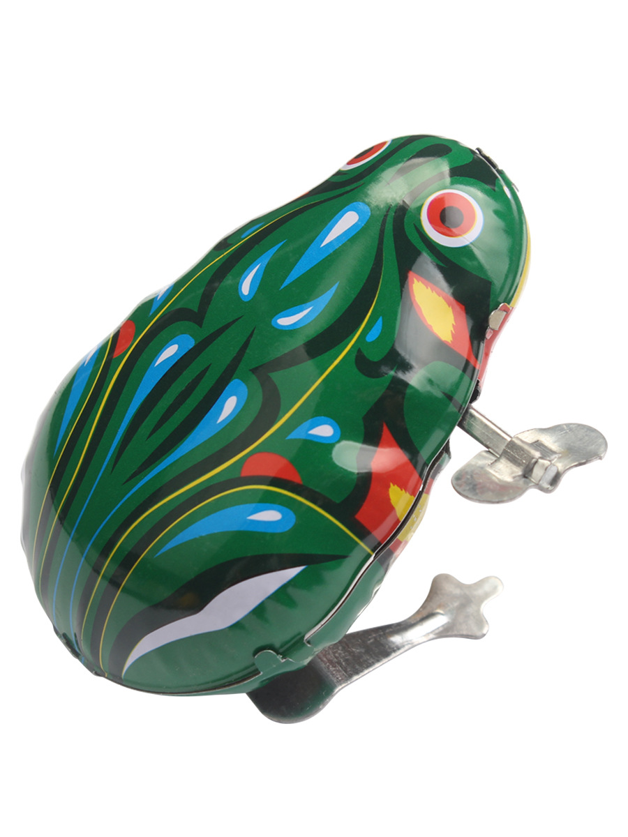 铁皮青蛙整箱跳跳蛙儿时经典8090后怀旧发条玩具童年小时候回忆