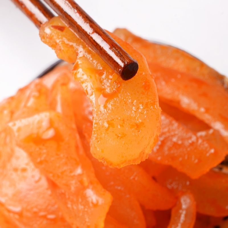 包邮都市派牛皮晶零食小吃四川特产90克香辣味牛皮筋熟食