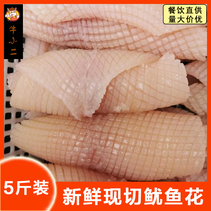 ll5斤新鲜大鱿鱼花冷冻鱿鱼卷生冻鲜墨鱼花目鱼筒商用海鲜水发鱿