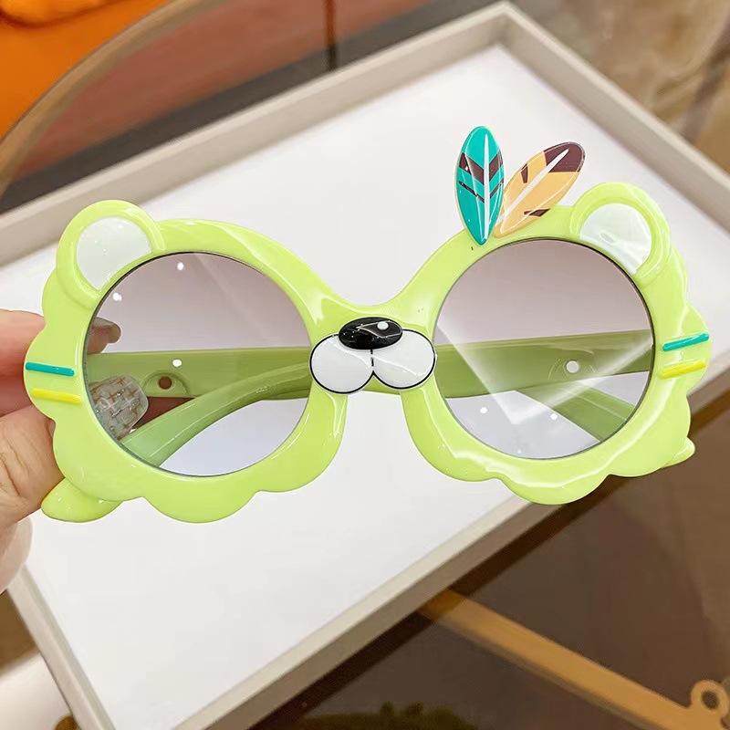 Kid's Eyewear Sunglasses Boys and Girls Cute Tiger UV Protection Sunglasses Baby Sun Protection Photo Sunglasses