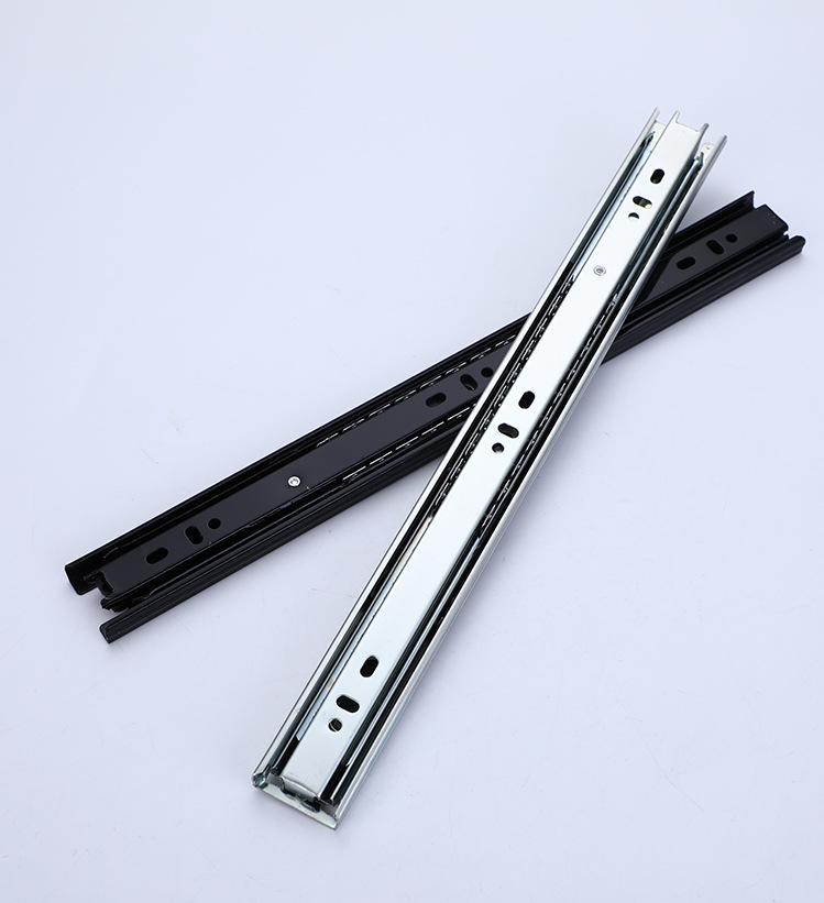厂家35宽家具轨道抽屉滑轨电表箱装饰推拉画滑道三节轨道导轨