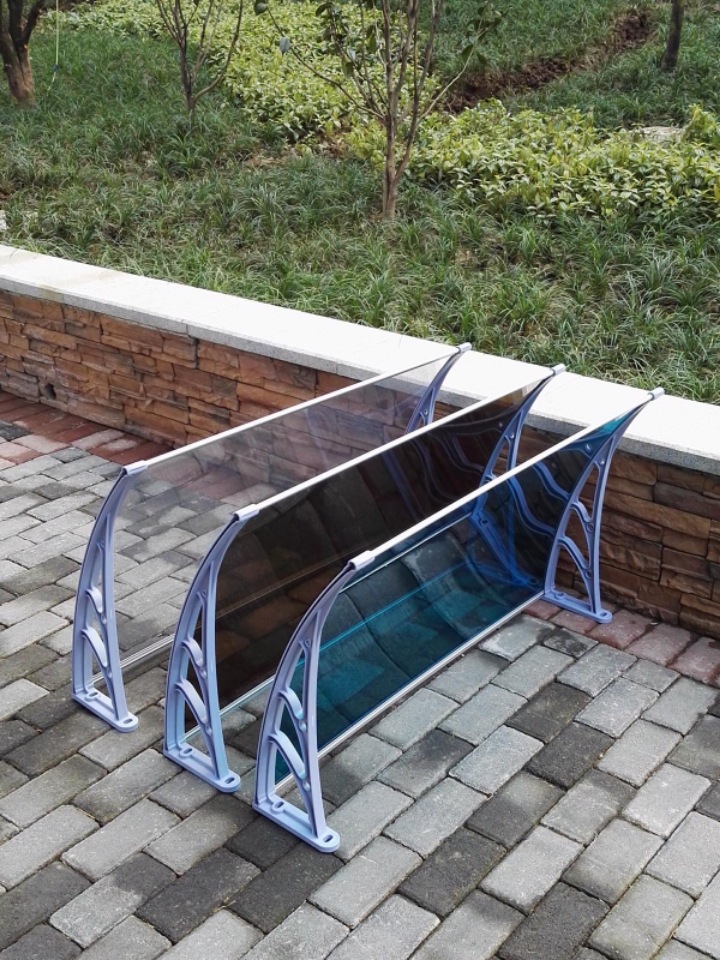 雨棚板屋檐遮阳台防雨蓬窗户外挡空调外门窗无声家用雨搭遮阳棚