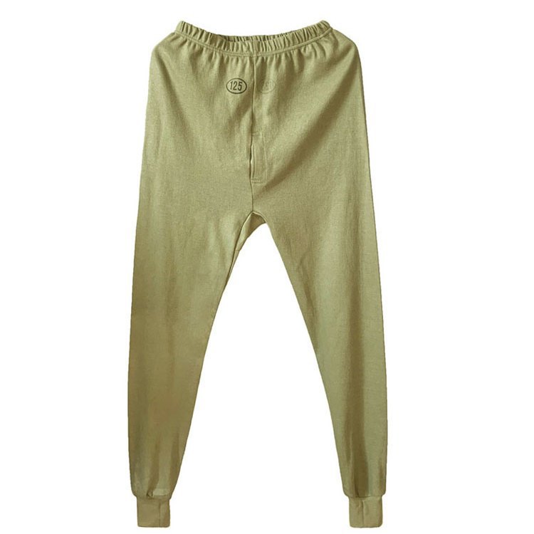 男士内衣87式秋衣秋裤套装煤矿井下工地劳保秋衣秋裤绿色衣服