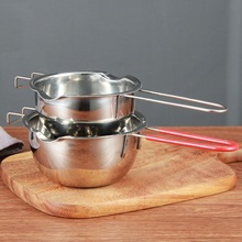 巧克力融化锅304不锈钢黄油加热隔水碗家用烘焙工具新手400ml代发