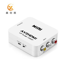 跨境直供 Mini AV TO HDMI Video Converter RCA AV2HDMI Adapter