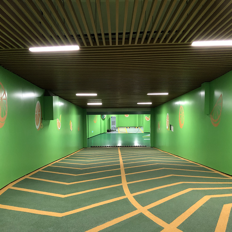 汕尾地下车库坡道吊顶木纹铝方通 50*80u型铝方通天花条形铝方通