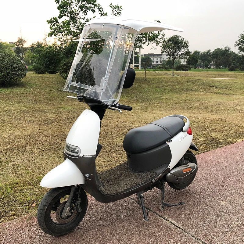 电动车雨棚摩托车雨棚遮雨棚踏板电瓶车防晒挡风加厚全封闭车篷棚