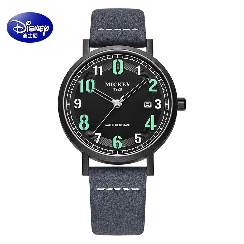 迪士尼手表男中学生初高中生青少年学生潮流机械表指针款男12051