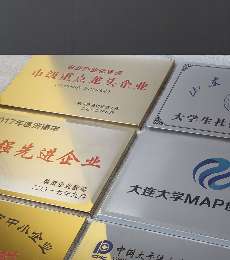 铜牌牌子公司门牌广告牌铭牌厂牌门头招牌不锈钢牌匾制作