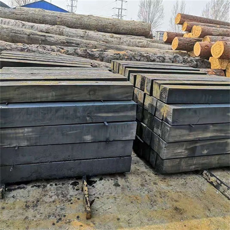 鼎东供油浸枕木 地铁枕木规格 矿山枕木价格 油浸电线杆