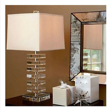 欧式水晶台灯卧室床头灯美式奢华现代北欧创意样板房客厅装饰