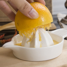 家用简易橙汁榨汁机无迷你果蔬陶瓷手动水果炸柠檬便捷压汁器果汁