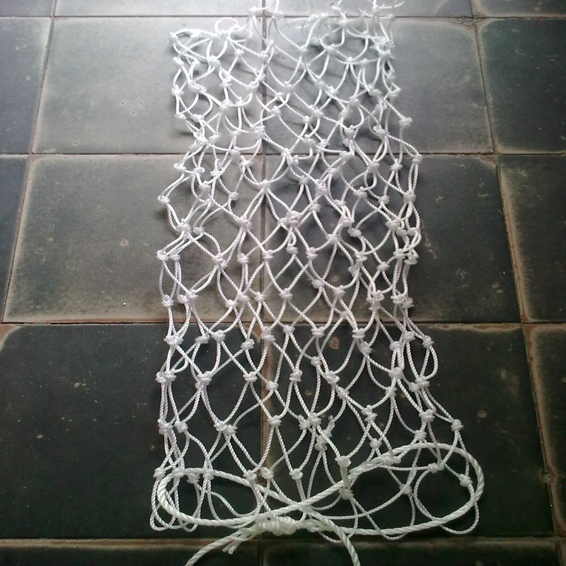 广州永牌绳网人工编织网袋 耐泡水环保包装尼龙网兜 礼品装饰网套