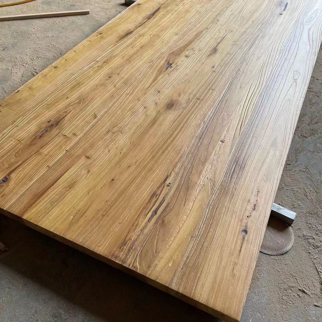 建筑装修用板 老榆木老门板 榆木大床板 自然风化纹理装饰板材