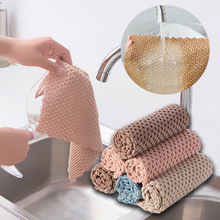 Kitchen Anti-grease Wiping Rags Efficient Super Absorbent跨