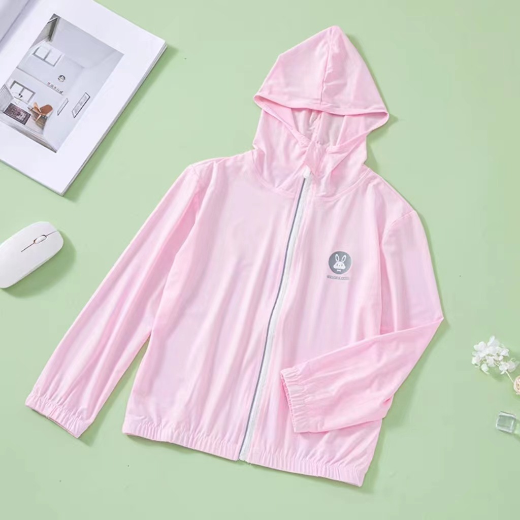 Children's Sun Protection Clothing Men and Women Same Style Sun-Protective Clothing Baby Lightweight Breathable Jacket Summer Wind Shield Korean Style Air Conditioner Coat