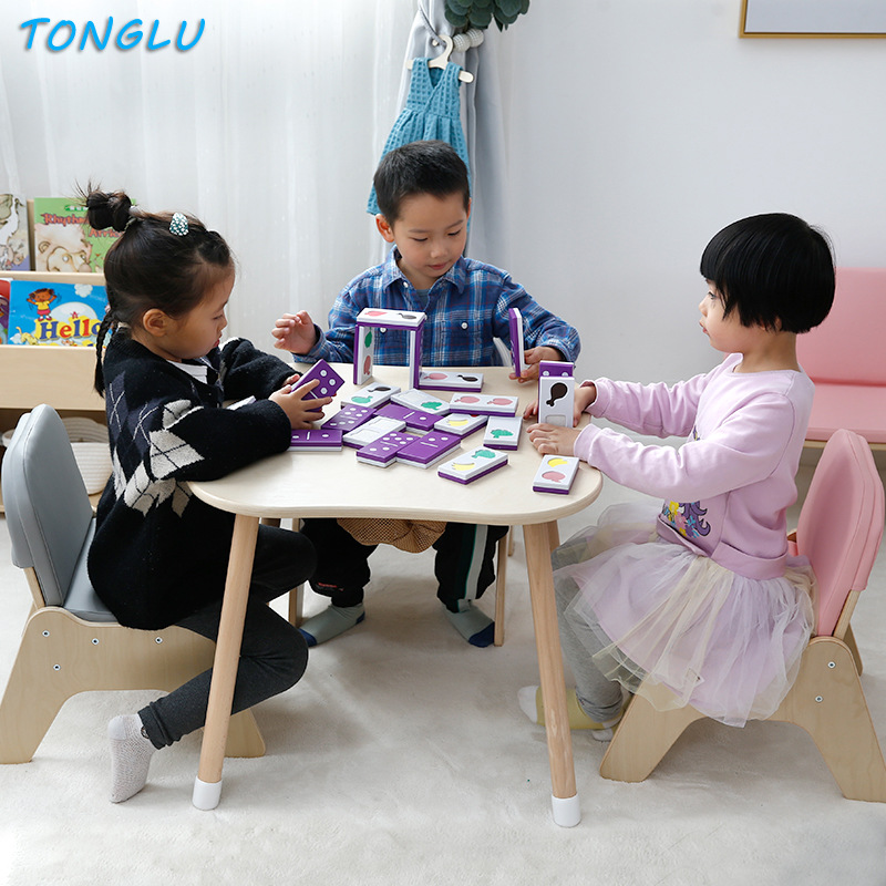 现货批发幼儿园学习桌儿童房收纳玩具游戏桌宝宝看书写字桌椅套装