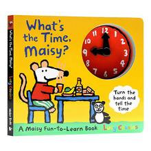 英文绘本What's the Time  Maisy?现在几点了小鼠波波学时间时钟