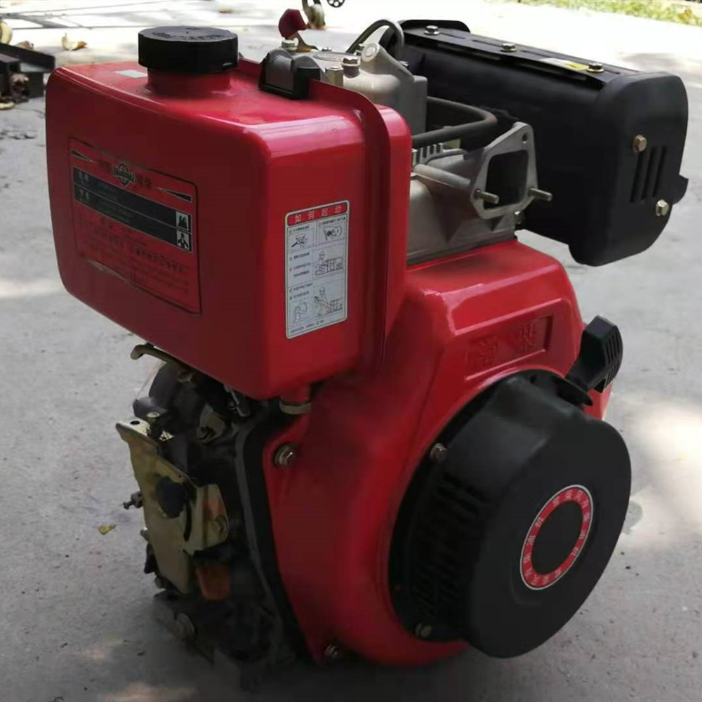 手拉绳电启动柴油机常柴发动机170173 178 186 188 192风冷发动机