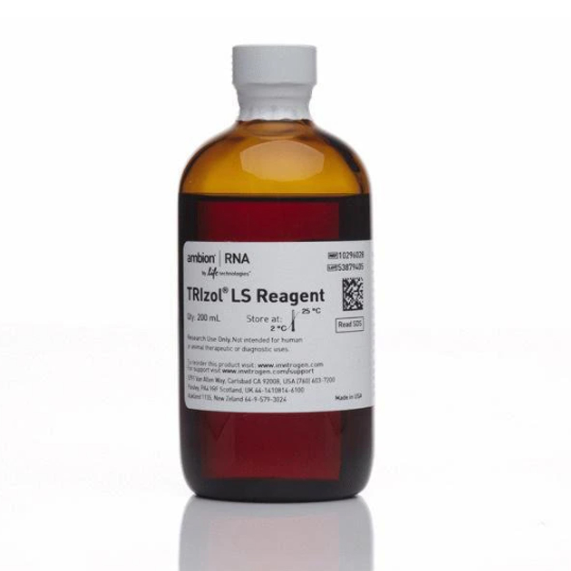 赛默飞10296-028invitrogentrizol ls reagent,200ml