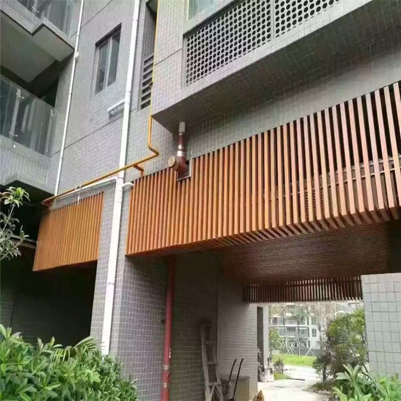 厂家直供产地货源木纹大方管 铝方通葡萄架 阳光房定制款