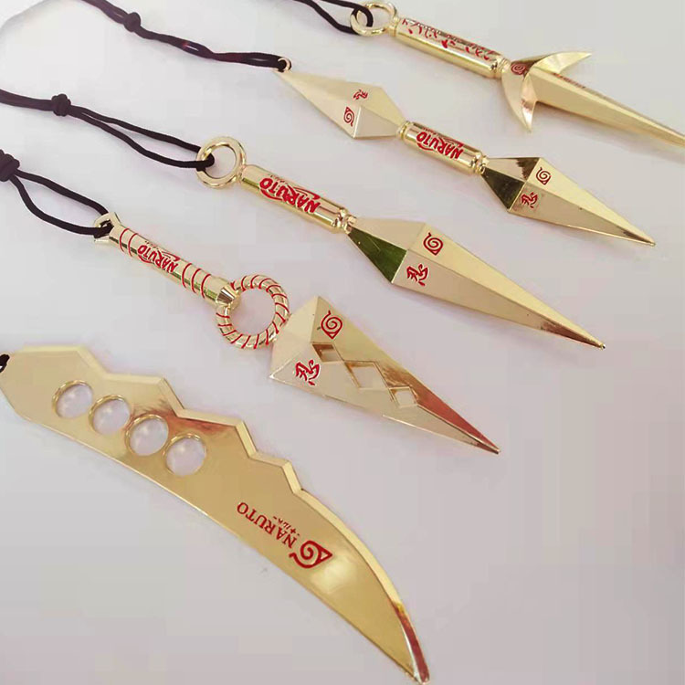 动漫火影武器16.5cm苦无 龙刃 阿斯玛刀 四代目 飞镖厂家批发