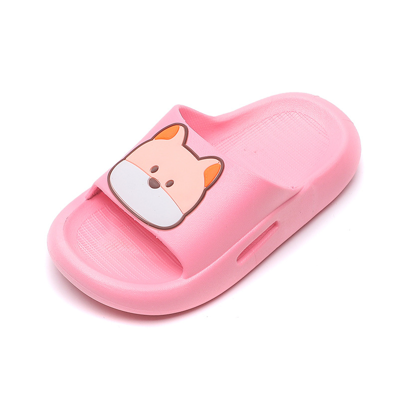 Children's Slippers Boys and Girls Cartoon Cute Indoor and Outdoor Bath Non-Slip Soft Bottom Children's Sandals One Piece Dropshipping