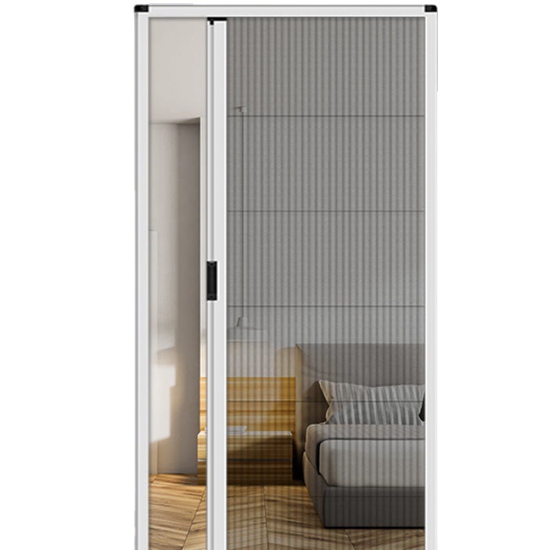 防蚊门帘免安装隐形纱窗磁性通风门帘自装折叠纱门铝合金边框家用