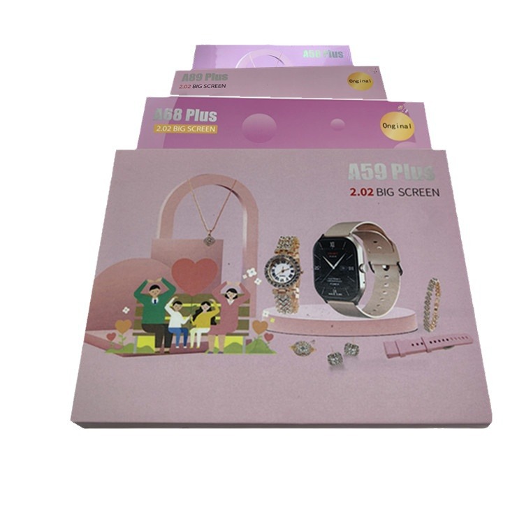 跨境爆款A58Plus智能手表女款通话GT4小众精美女士A59首饰套装
