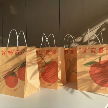 牛皮纸袋手提袋礼品高颜值火爆款限定套装9折亏本冲量-阿里巴巴