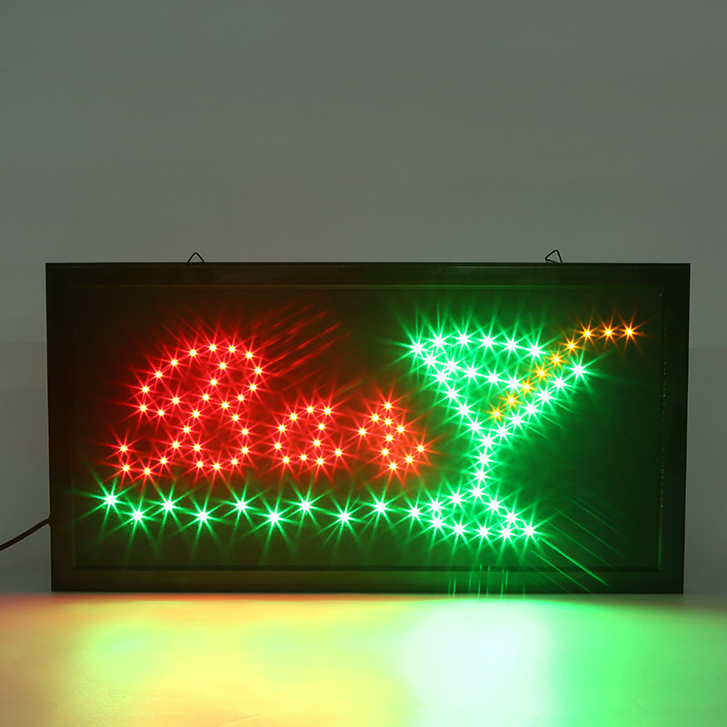 发光字橱窗招牌led bar led营业标志发光闪动灯箱-阿里巴巴