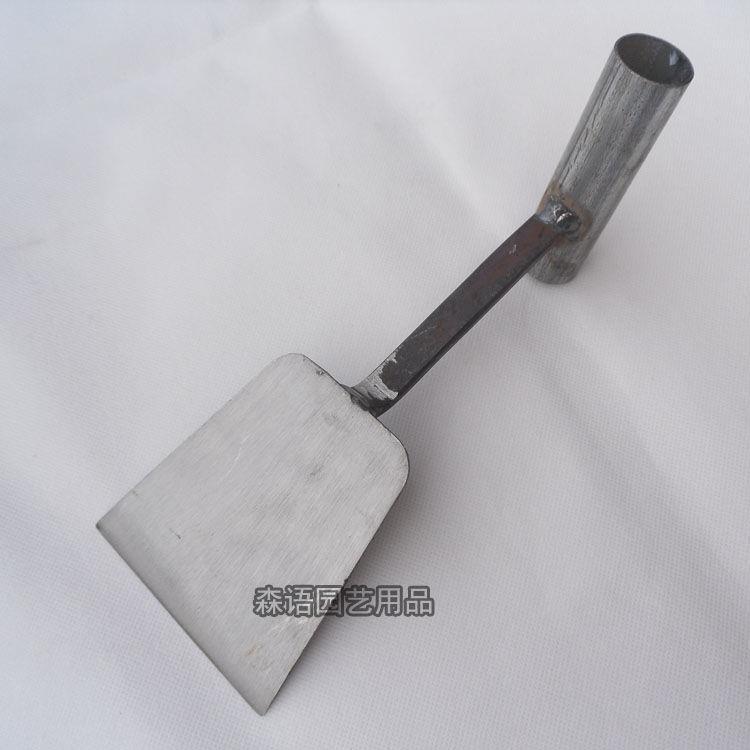 农用园艺工具小铲子铁匠铺手工铁铲铁柄小锄头栽花种菜结实小锹
