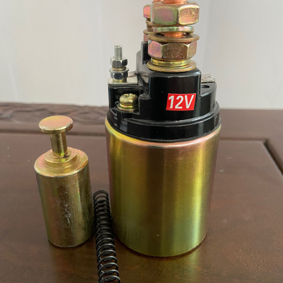 减速起动机配件农用车马达电磁开关吸力包12v 24v磁力开关纯铜